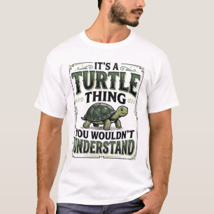Vintage Schildpad Ding Funny Turtle Lover Shirt_1 T-shirt