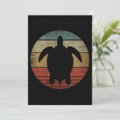 VINTAGE SCHILDPAD KAART (Staand voorkant)