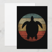 VINTAGE SCHILDPAD KAART (Voorkant / Achterkant)