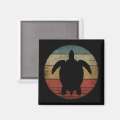 VINTAGE SCHILDPAD  MAGNEET (Voorkant / Achterkant)