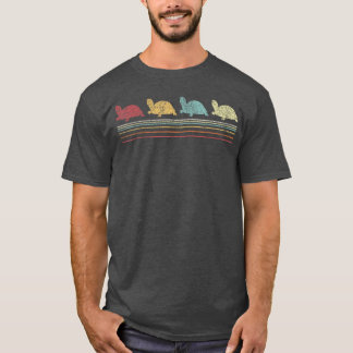 Vintage schildpad schildpad Liefhebber Grappige sc T-shirt