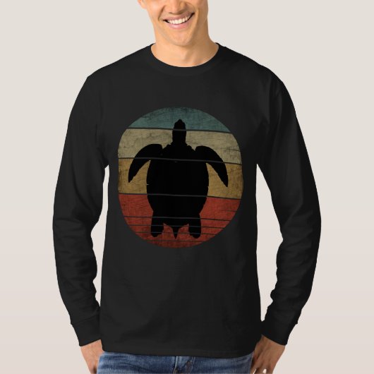 VINTAGE SCHILDPAD T-SHIRT (Voorkant)