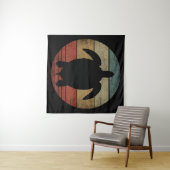 VINTAGE SCHILDPAD WANDKLEED (In Situ (horizontaal))