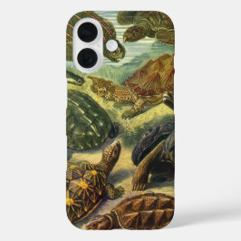 Vintage schildpadden en zeeschildpadden door Ernst iPhone 16 Hoesje
