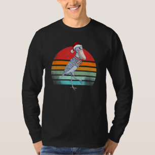 Vintage Schoenbekooie Afrikaanse Vogel Azteekse Ma T-shirt