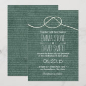 Vintage schoolbord Huwelijkssluiting Trouwen Kaart (Voorkant / Achterkant)