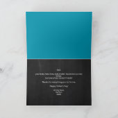 Vintage schoolbord! Vaderdag Kaart (Binnen)