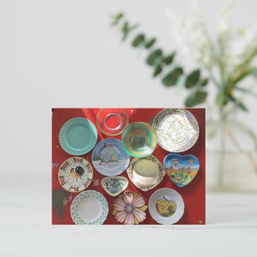 Vintage schotels briefkaart (Staand voorkant)