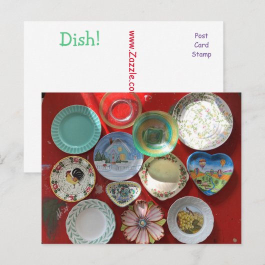 Vintage schotels briefkaart (Voorkant / Achterkant)