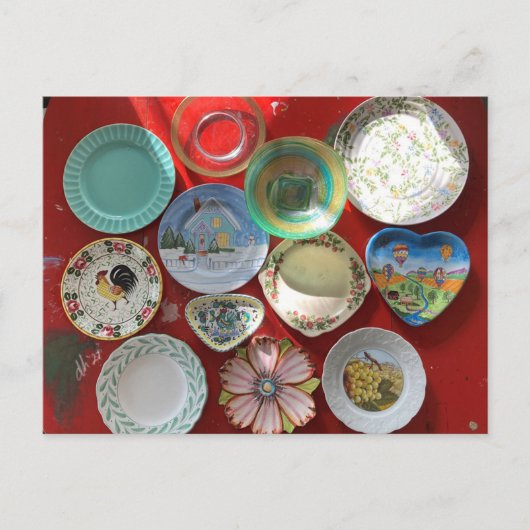 Vintage schotels briefkaart (Voorkant)