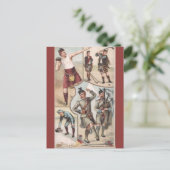 Vintage Schotland Briefkaart (Staand voorkant)