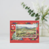 Vintage Schotland, Robertson, Balmoraal Briefkaart (Staand voorkant)