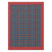 Vintage Schotse ruit in rood en blauw Tafelkleed (Voorkant)