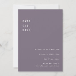 Vintage Schrijfmachine Lettertype Minimalistisch G Save The Date