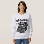 VINTAGE SCHRIJFMACHINE OUDERWETS T-shirts (Voorkant volledig)