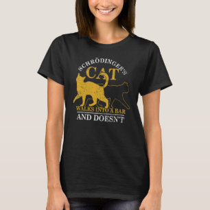 Vintage Schrödingers Kat Kwantumfysica T-shirt
