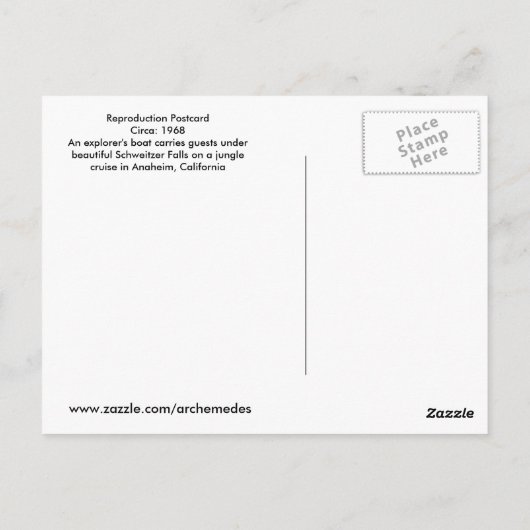 Vintage Schweitzer Herfsten Briefkaart (Achterkant)