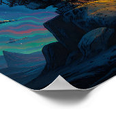 Vintage Sci-Fi Movie Poster Canvas Wall Art (Hoek)