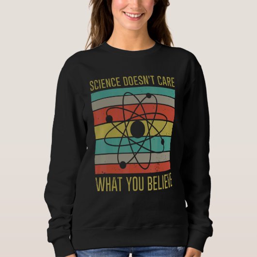 Vintage Science doesn't care what you believe Trui (Voorkant)