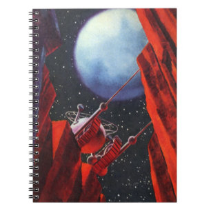 Vintage Science Fiction, Canyon Space Maan Rover Notitieboek