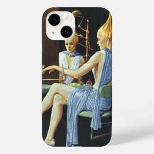 Vintage Sciencefiction Schoonheidssalon Spa Manicu Case-Mate iPhone 14 Hoesje