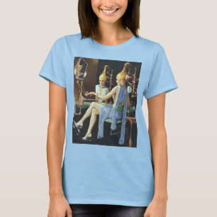 Vintage Sciencefiction Schoonheidssalon Spa Manicu T-shirt