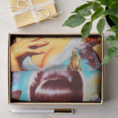 Vintage Sciencefictionvrouw Tissuepapier (Geschenk)
