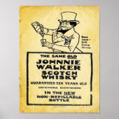 Vintage Scotch Whiskey Poster (Voorkant)