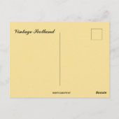 Vintage Scotland Briefkaart (Achterkant)