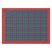 Vintage Scottish Plaid in red & blue Tafelkleed (Voorkant (Horizontaal))