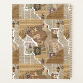 Vintage Scrapbook Junk Journal Aesthetic  Planner (Achterkant)