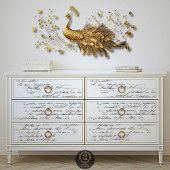 Vintage Script Letter Decoupage  Tissuepapier