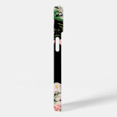 Vintage Script Monogram Bloem Case-Mate iPhone Case (Achterkant / Rechts)