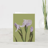 Vintage Script RSVP Kaart met Sfeervolle Bloemkuns (Achterkant)