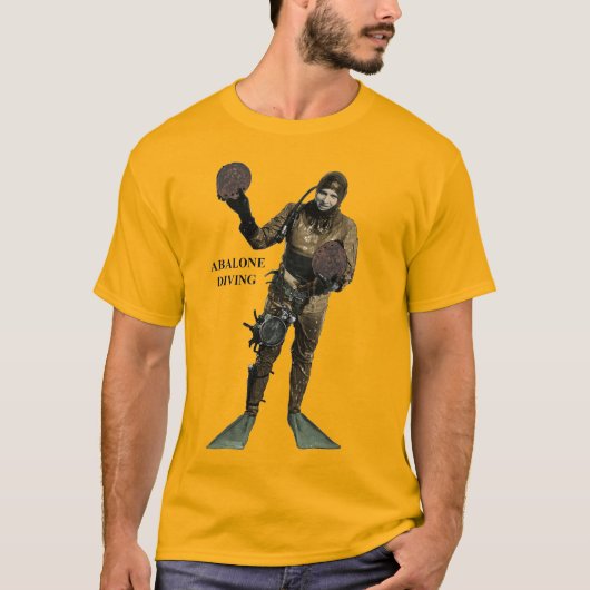 Vintage Scuba Diving Professional Abalone Diver T-shirt (Voorkant)