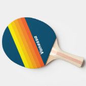 Vintage Sea Sun Stripes with Name Tafeltennisbatje (Zijkant)