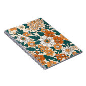Vintage seamless floral pattern. Liberty-stijl Notitieboek (Rechterzijde)