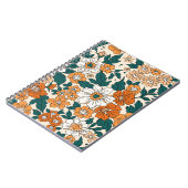 Vintage seamless floral pattern. Liberty-stijl Notitieboek (Linkerzijde)