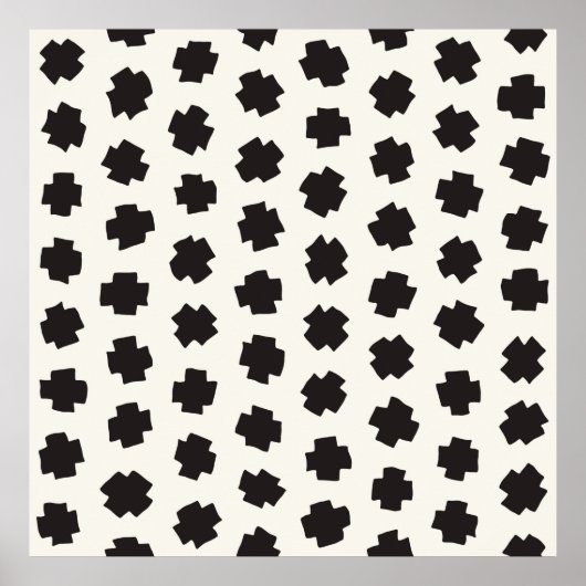 Vintage Seamless Pattern. Abstract Background With Poster (Voorkant)