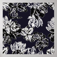 Vintage seamless pattern flowers and floral patter