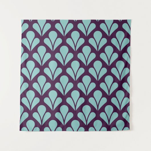 Vintage Seamless pattern. Stylish abstract Wandkleed (Voorkant)