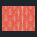 Vintage seamless red and gray art deco wallpaper p poster<br><div class="desc">Vintage seamless red and gray art deco wallpaper pattern vintage</div>