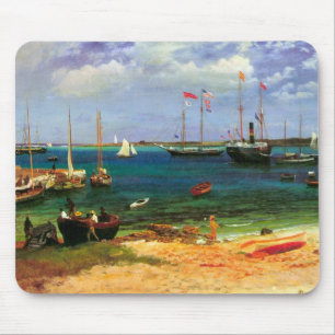 Vintage Seascape, Nassau Harbor door Bierstadt Muismat