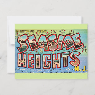Vintage Seaside Heights NJ  Briefkaart