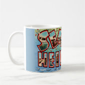 Vintage Seaside Heights NJ Koffiemok (Links)