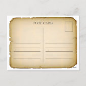 Vintage Season’s Greetings & New Year Postcard Feestdagenkaart (Achterkant)