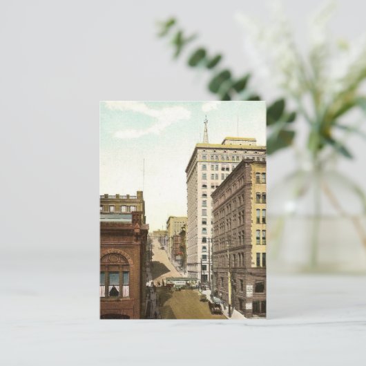 Vintage Seattle Briefkaart (Staand voorkant)