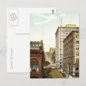 Vintage Seattle Briefkaart (Voorkant / Achterkant)