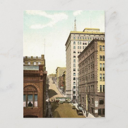 Vintage Seattle Briefkaart (Voorkant)