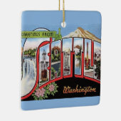 Vintage Seattle Washington Ornament (Rechts)